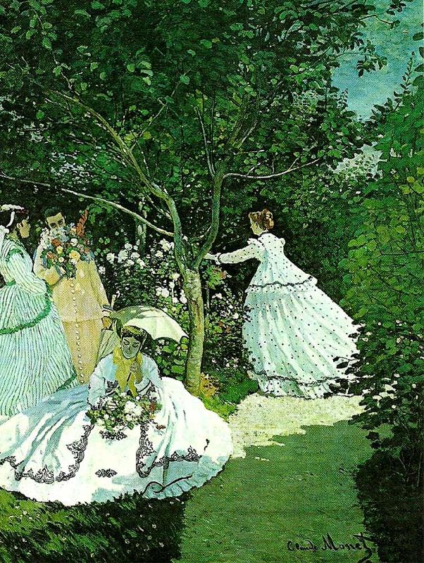 Claude Lorrain women in a garden oil painting image